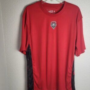 Campus Heritage UNM Lobos Polyester Tee Shirt Size XL Men Women EUC